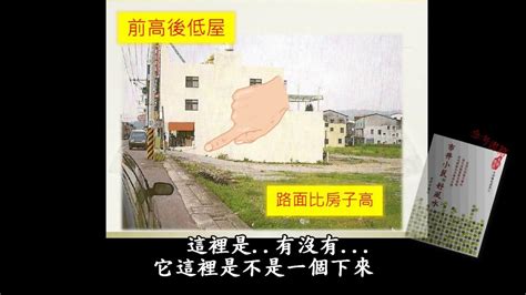 房子比路面低